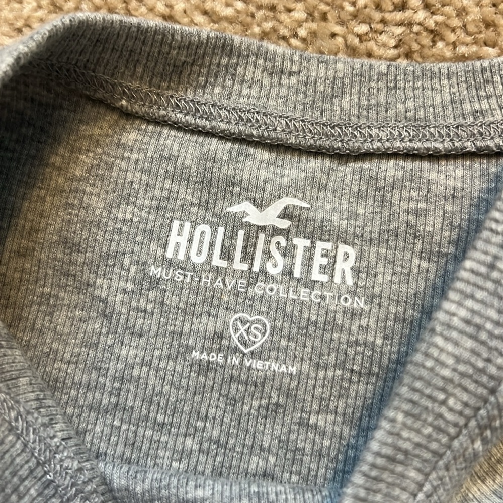 Hollister Must Have Collection Tank Top Bundle Lavender and Gray Ribbed Size XS - Picture 3 of 8